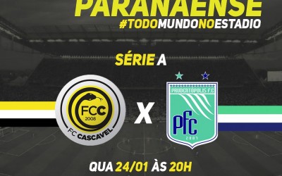 Confira o valor dos ingressos e pontos de venda para o jogo FC Cascavel X Prudentópolis