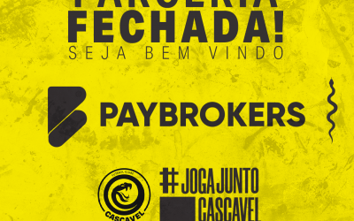 Cascavel anuncia Paybrokers como novo patrocinador