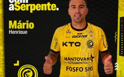 Cascavel anuncia lateral Mário Henrique como terceiro reforço para 2024