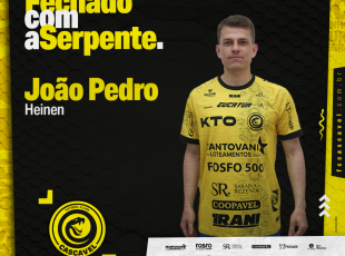 O camisa 10 voltou: Meia João Pedro assina com Cascavel para temporada 2024