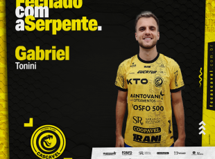 Cascavel anuncia contratação do volante Gabriel Tonini