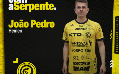 O camisa 10 voltou: Meia João Pedro assina com Cascavel para temporada 2024